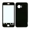 Front & Back Panel For HTC Incredible S S710E G11 - Black