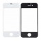 Replacement Front Glass For Apple Iphone 4s White By - Maxbhi Com