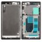 Lcd Frame Middle Chassis For Sony Xperia Z Lt36i Black By - Maxbhi Com