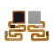 Fingerprint Sensor Flex Cable For Xiaomi Redmi 4 32gb Black By - Maxbhi Com