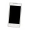 Lcd Frame Middle Chassis For Lava Flair P1i White By - Maxbhi Com