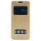 Flip Cover for Infinix Surf Spice X403 - Gold