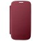 Flip Cover for Samsung I9300 Galaxy S III - Garnet Red