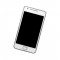 Camera Lens Glass with Frame for Samsung I9100 Galaxy S II White