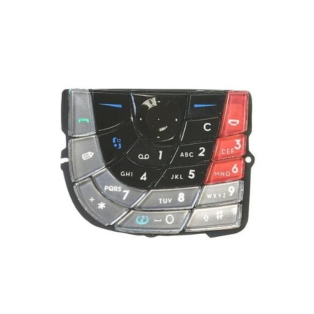 Keypad For Nokia 7610 - Grey & Blue - Maxbhi.com