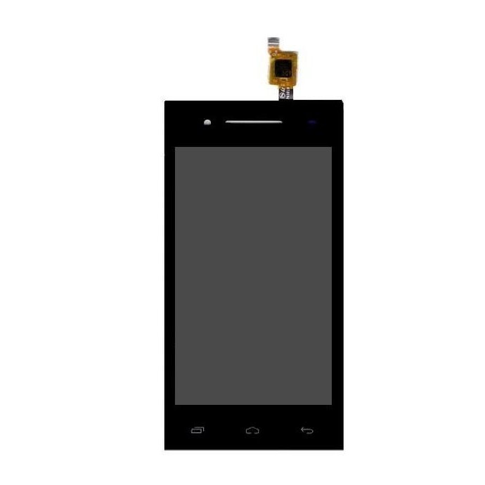 LCD with Touch Screen for XOLO Q520s Black by Maxbhi