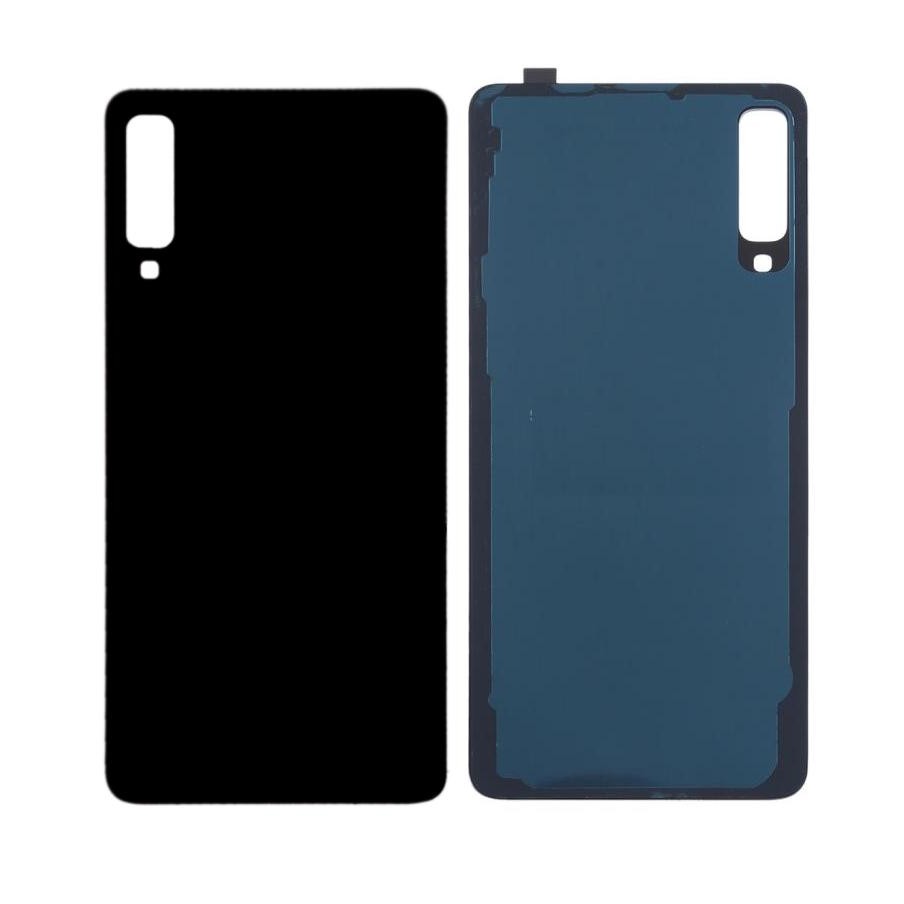 Back Panel Cover for Samsung Galaxy A7 2018 - Black - Maxbhi.com