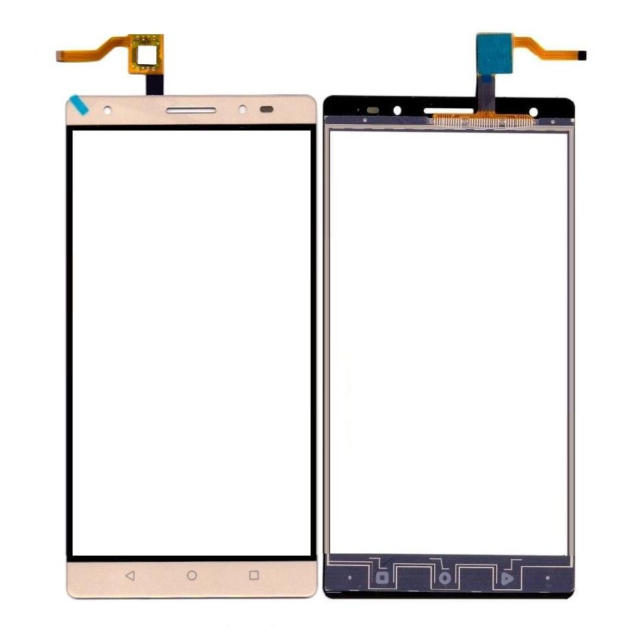 にぶぶ 2/2 Touch Screen Digitizer for Lenovo Phab 2 Plus - Black & Champagne