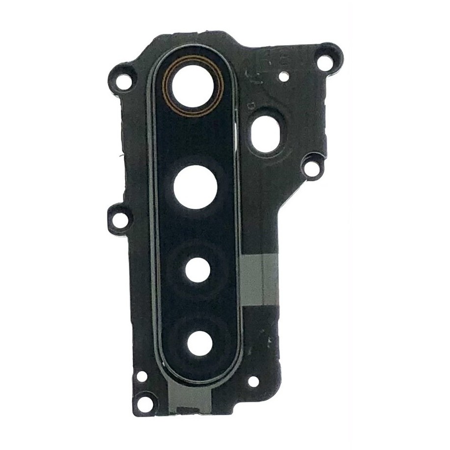 Camera Lens Glass with Frame for Realme Black by