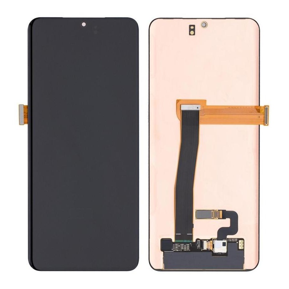 LCD with Touch Screen for Samsung Galaxy S20 Ultra 5G Grey (display glass  combo folder)