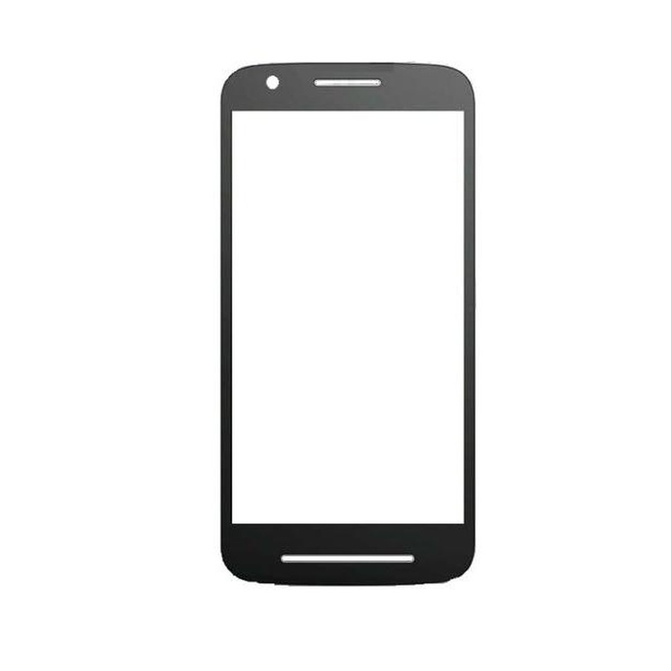 Replacement Front Glass for Motorola Moto E3 Power Black by