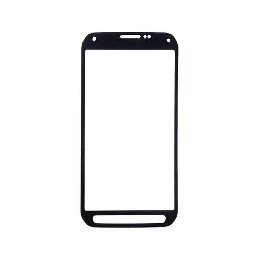 Replacement Front Glass for Samsung Galaxy S5 Active SM G870A Black by Maxbhi
