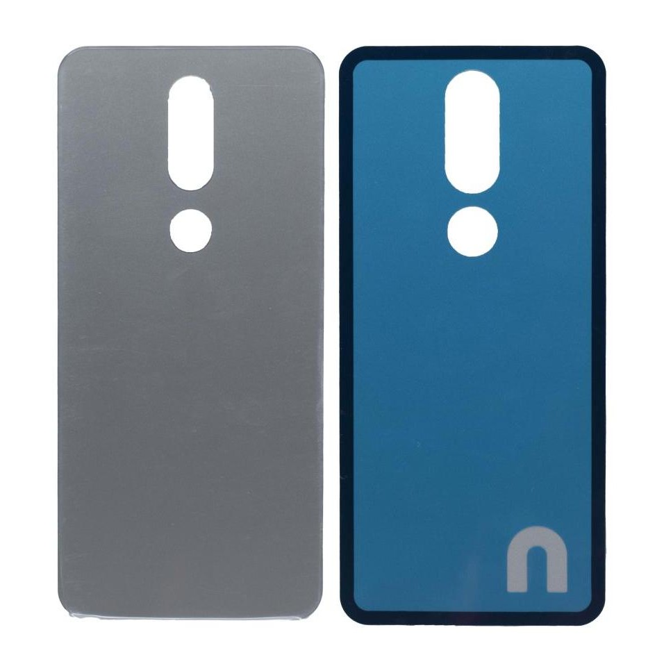 Back Panel Cover for Nokia 7.1 Steel Maxbhi